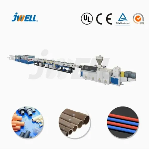  Jwell machine d'extrusion de tubes ondulés à double paroi de type vertical/noyau en silicone HDPE 