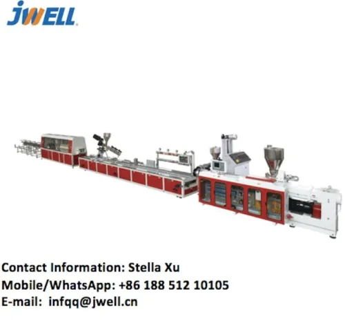 ligne d'extrusion de stores en PVC Jwell