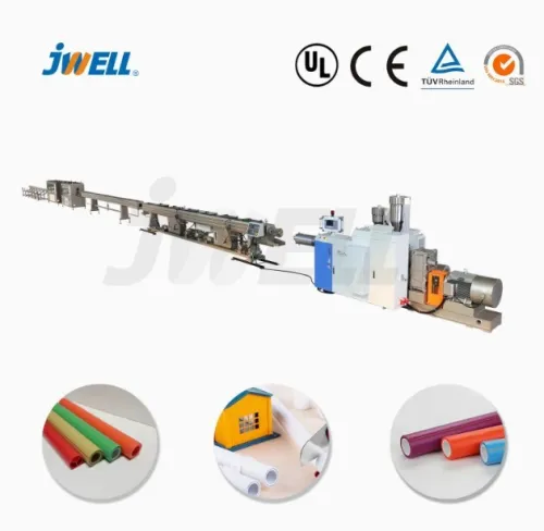  Jwell machine d'extrusion de tubes ondulés à double paroi de type vertical/noyau en silicone HDPE 
