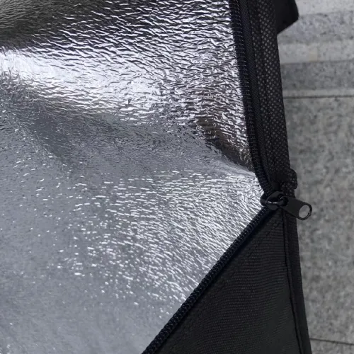 Rouleau de mousse de polyéthylène à revêtement aluminium!