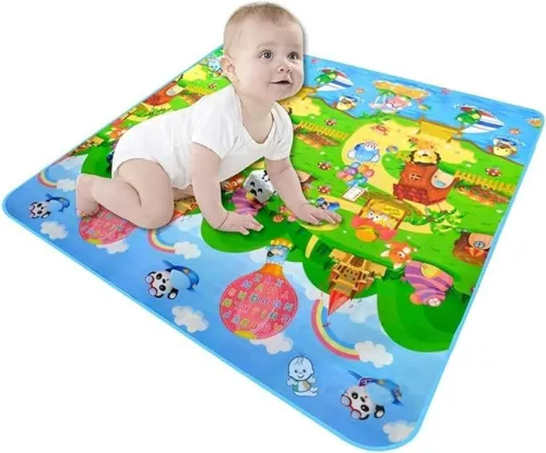 Tapis de jeu pour enfants en mousse polyéthylène/لفائف فوم بولي إيثيلين مطبوع برسومات جذابة للأطفال