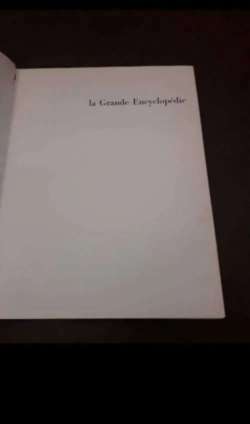 La grande encyclopédie Larousse