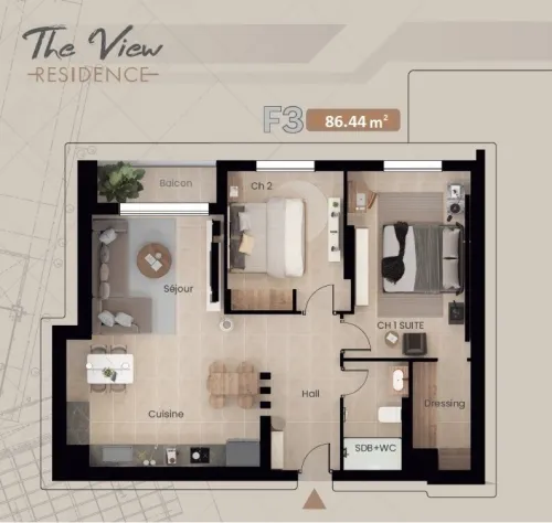Vente Appartement Alger Bir mourad rais