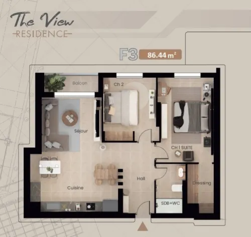 Vente Appartement Alger Bir mourad rais
