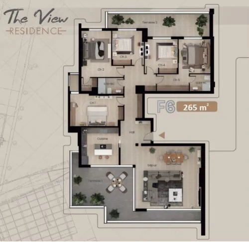 Vente Appartement Alger Bir mourad rais