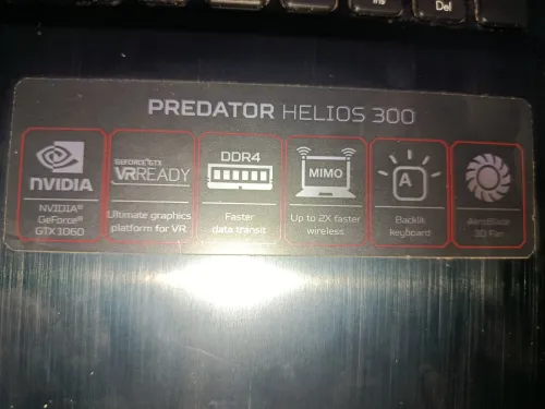 Pc portable acer predator pour pieces