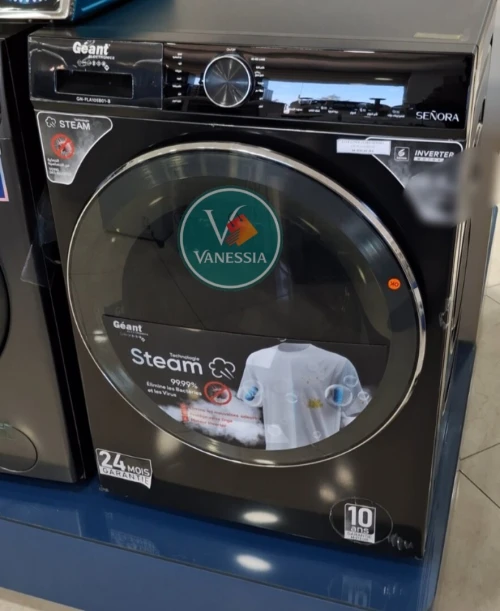 Machine À Laver Marque  Géant Seniora 12 Kg Gris