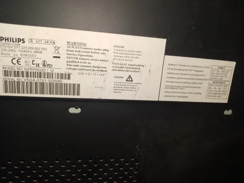 TÉLÉVISION Philips de l'Europe 50 pouce 