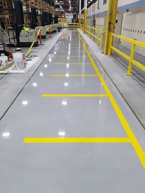 Revêtement de sol en résine époxy & polyuréthane