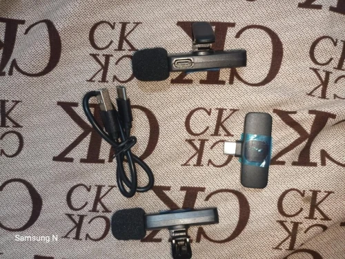 ميكروفون Wireless Lavalier Microphone مسجل صوت