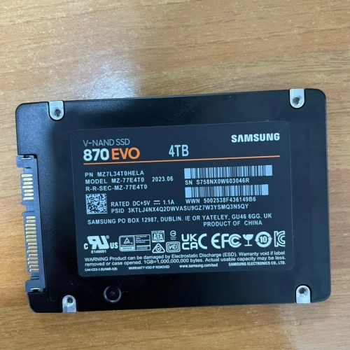 SSD Sata Samsung 870 EVO 4TB