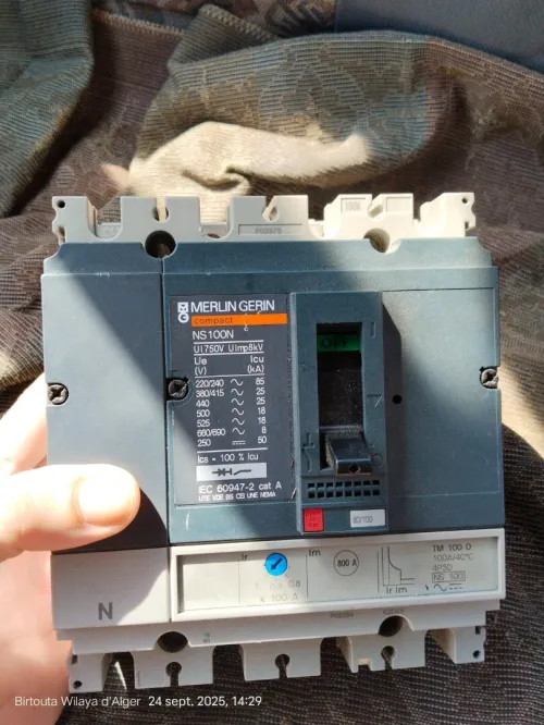 Disjoncteur MERLIN GERIN compact 100A 125A 160A 630A