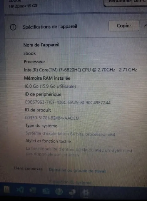 Hp ZBook 17 G3 Workstation