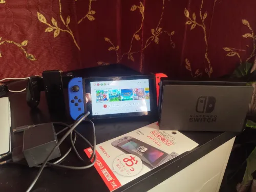 Nintendo switch v2 flashé puce