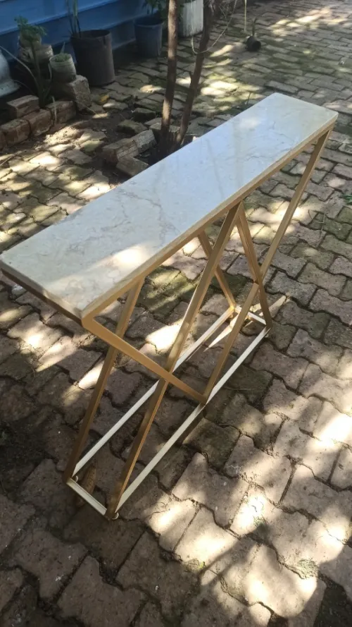 Console dorée