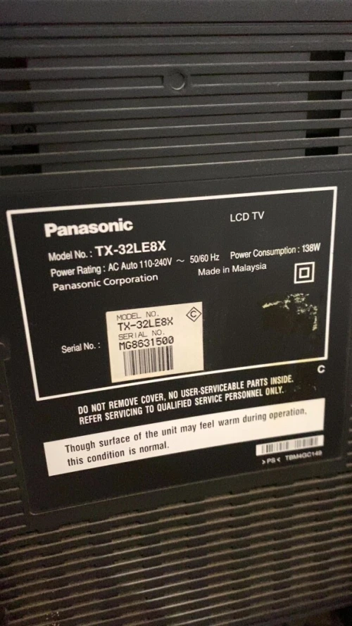 Tv Panasonic 32 pouces