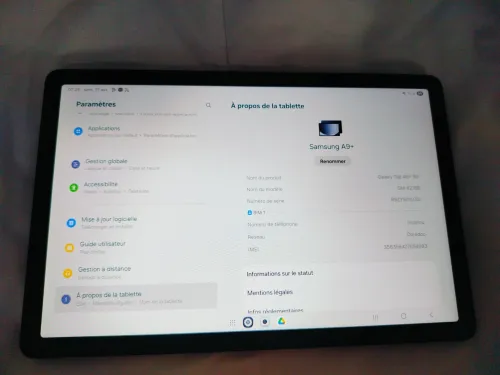 +Tablette Samsung Galaxy A9