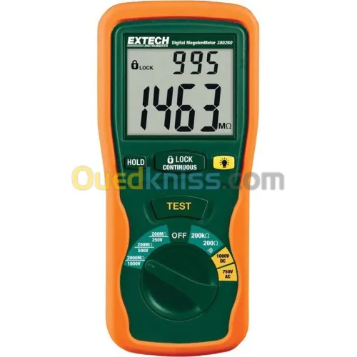 380260 Mégohmmètre de poche EXTECH
