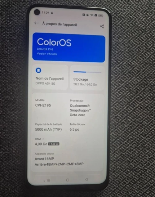 Oppo a54 5g