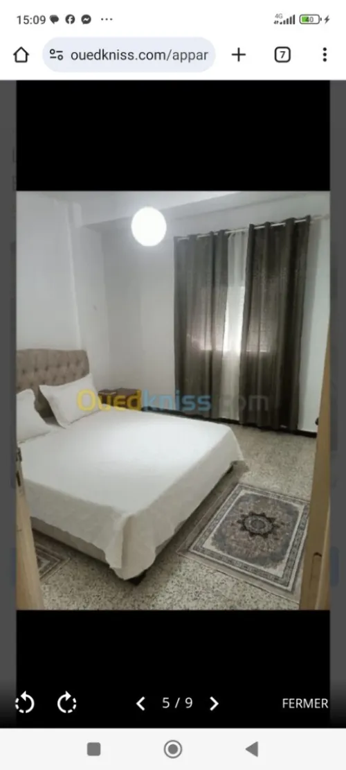 Location Appartement F4 Alger Bouzareah