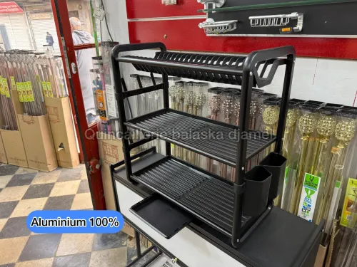 Égouttoir a vaisselle inox et aluminium