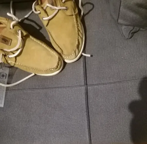 mocassin femme en daim