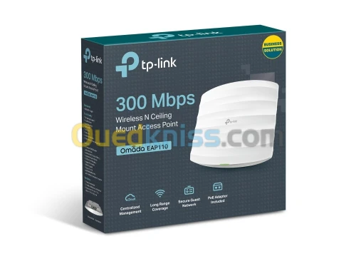 TP-LINK Point d'accès WiFi N 300 Mbps - Plafonnier