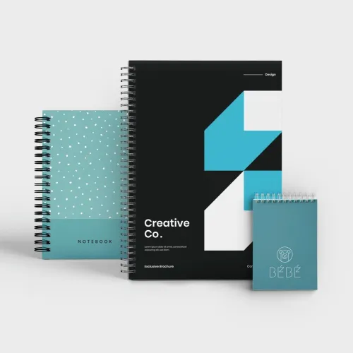 Impression tout type de bloc notes spirale