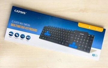 CLAVIER FILAIRE USB AZERTY  CAPSYS KB150