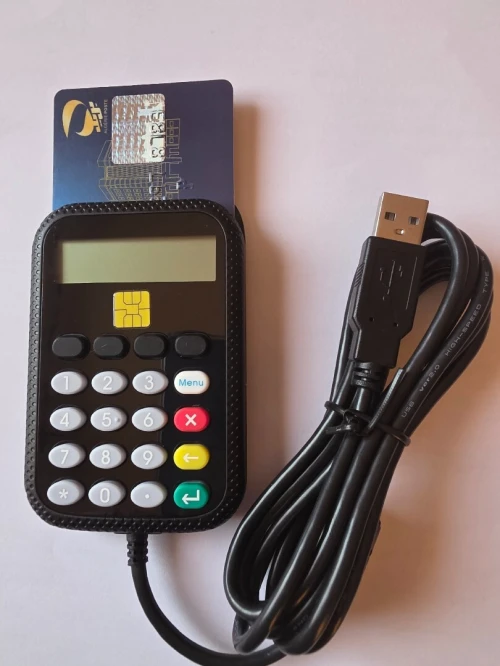 Lecteur de puce  Pin Pad pour carte chifa et edahabia ccp