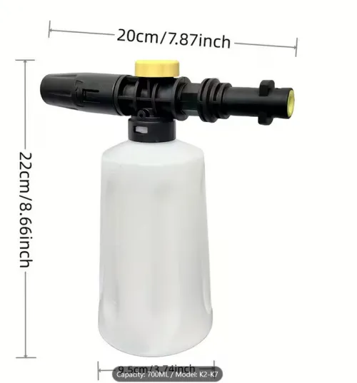 Kit Canon à Mousse pour Nettoyeur Haute Pression (700 ml)