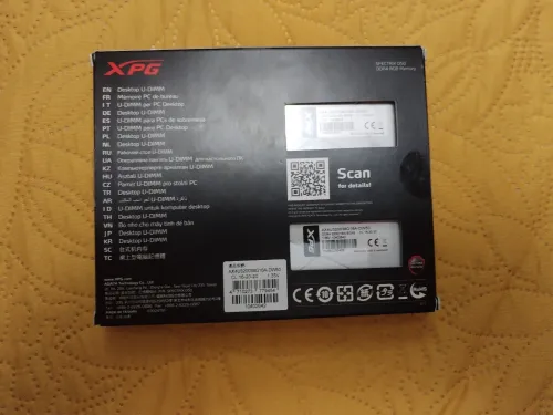 XPG DDR4 16GB (8X2) WHITE ARGB
