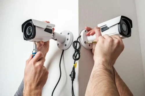 Installation caméra de surveillance