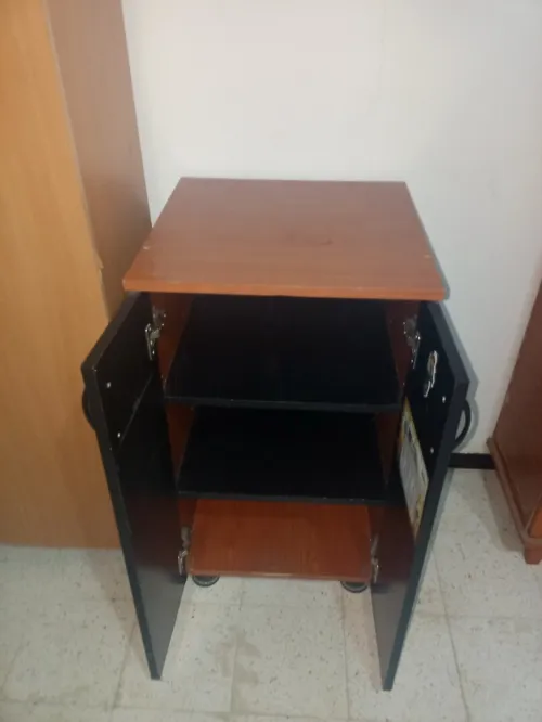 Lot Mobilier de Bureau : Grande Armoire Administrative + Meuble Imprimante