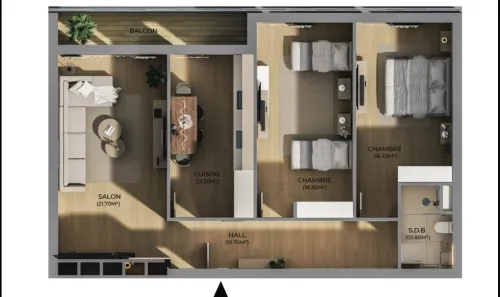 Vente Appartement F3 Oran Bir el djir