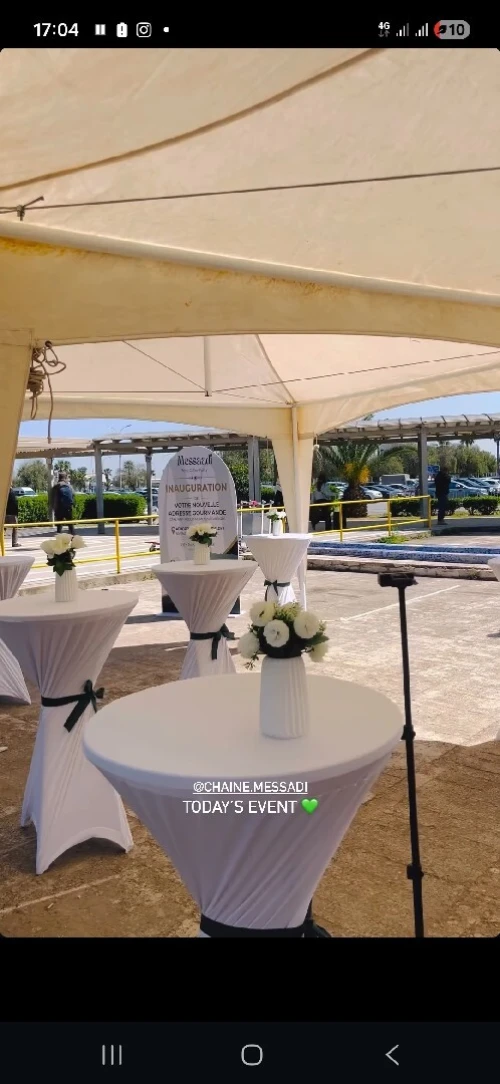 Location table  mange debout