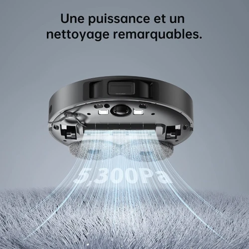 Dreame L10s Pro Gen 2 Robot Aspirateur Laveur 2 en 1, Serpillère rotative, Détection d'obstacles 3D
