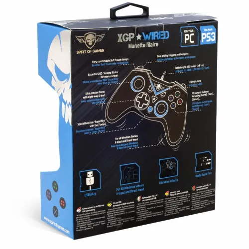 Manette Gaming pour PC & PS3 SOG-WXGP Spirit Of Gamer