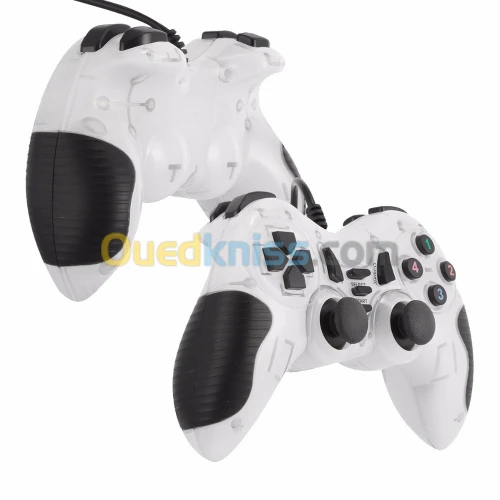 Pack de 2 Manettes de Jeux USB TURBO pour PC DUALSHOC GS809 CapSys