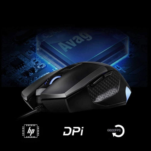 Souris Gaming USB H P pour DPI réglable de jeu E-Sports, souris rétro-éclairée filaire G200