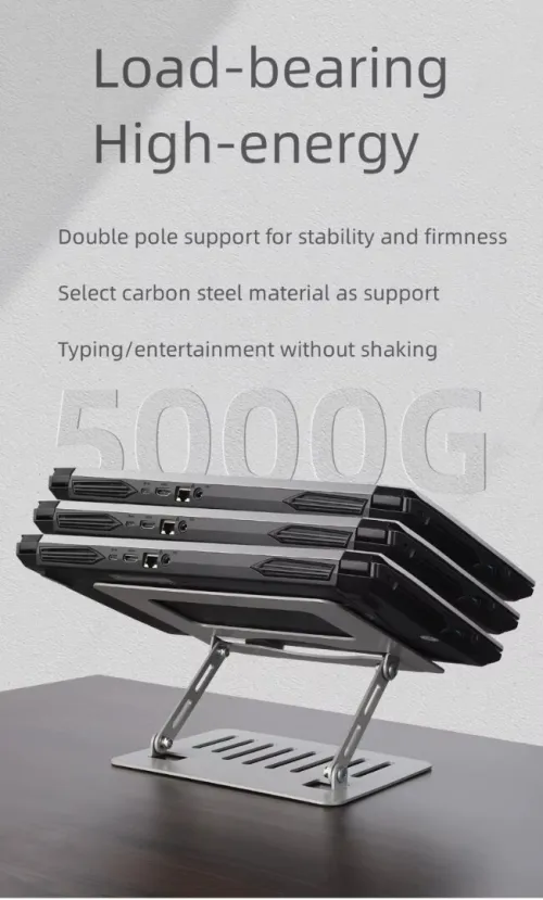 Refroidisseur & Support Laptop & Tablette en Alliage d'Aluminium avec Double Ventilateur YL-902