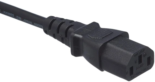 Câble d'Alimentation pour PC Ø 3x0.75mm2 1.5m (Prise EU Type E vers IEC320C13)