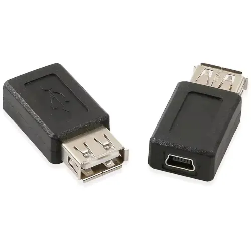 Adaptateur USB 2.0 Type-A Femelle vers Mini USB 5 Pin Femelle