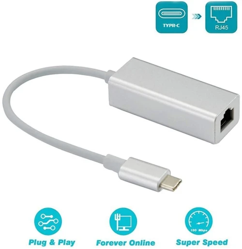 Adaptateur réseau USB 3.1 Type-C vers RJ45 pour PC / Laptop