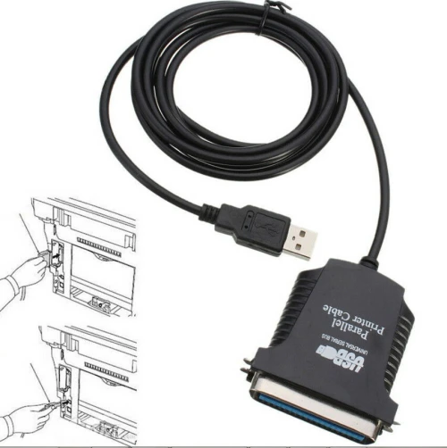 Câble Adaptateur pour USB (M) vers Parallèle (M) 1.5 m