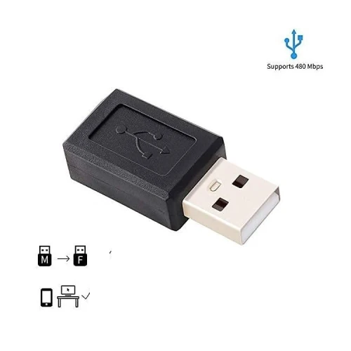 Adaptateur USB 2.0 Type-A Male vers Micro USB 2.0 Type-A Femelle 