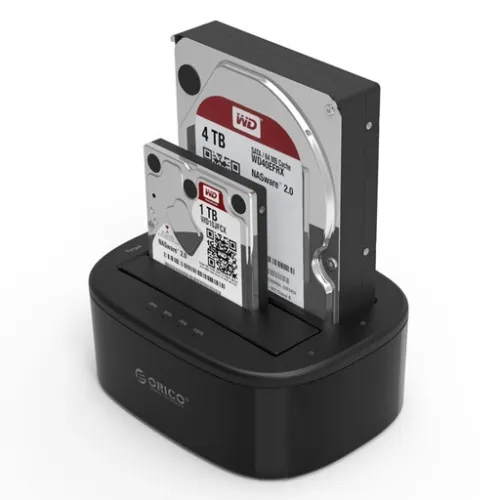 Station d'Accueil Double Disques Durs SATA 2,5" et 3,5" USB 3.0 6228US3 ORICO