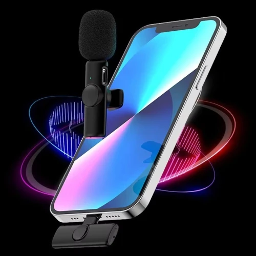 Microphone Sans Fil Type-C pour Enregistrement Compatible Multi-plateformes K11