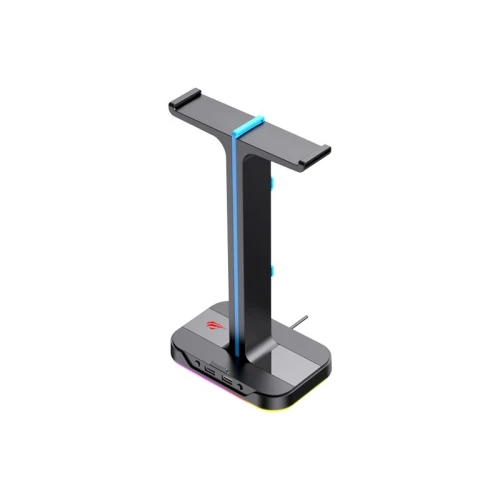 Support Casque Double RGB Avec 2 ports USB GameNote TH650 HAVIT