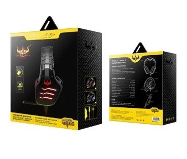 Casque Gaming avec Microphone Anti-bruit pour PC USB + 2 JACK 3.5 GT85 OVLENG